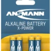 AAA batteri alkaline 4pk.