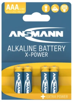 AAA batteri alkaline 4pk.