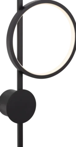 Alias Circle LED vegglampe 107cm sort