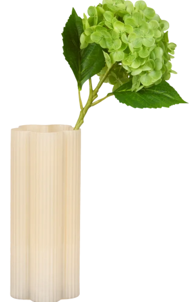 Alina vase 27cm gul