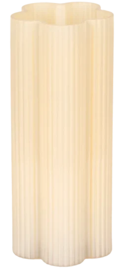 Alina vase 27cm gul