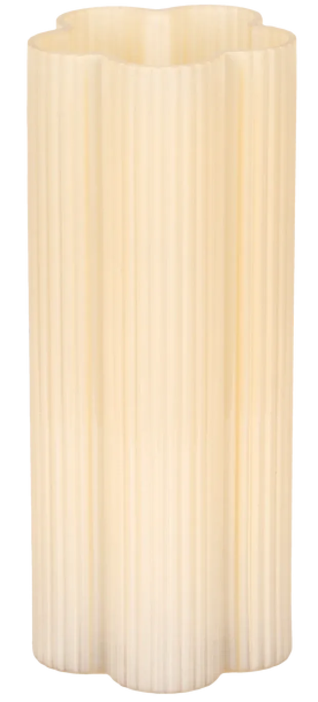 Alina vase 27cm gul