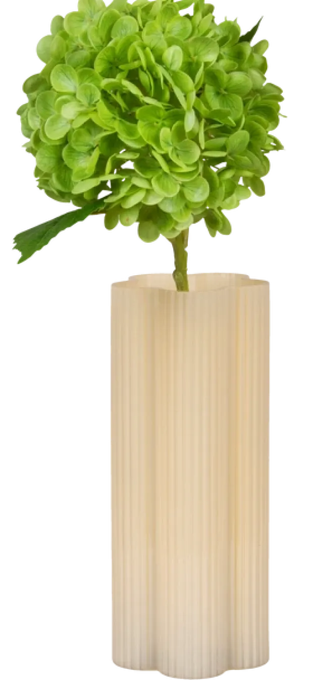 Alina vase 27cm gul