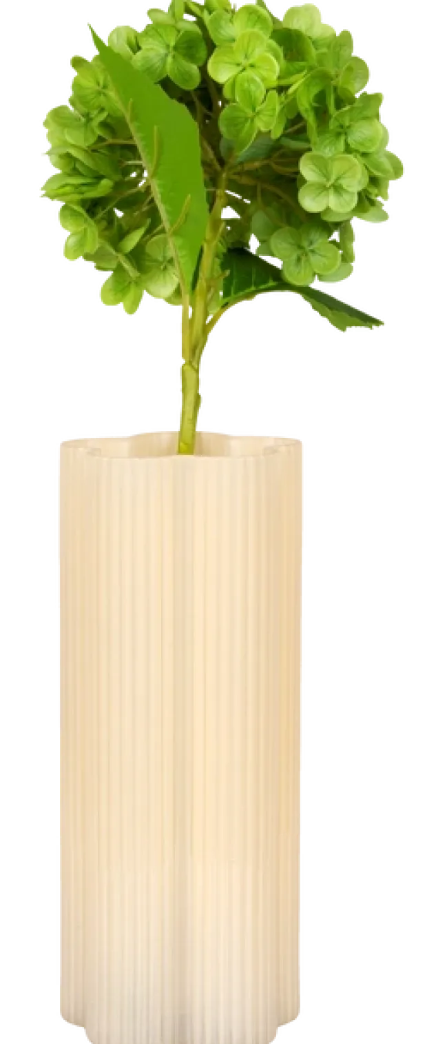 Alina vase 27cm gul
