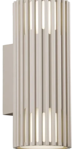 Alstra utelampe vegg 2lys IP65 30,5cm beige