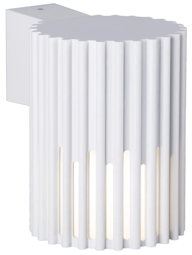 Alstra utelampe vegg 1lys IP65 16,3cm hvit