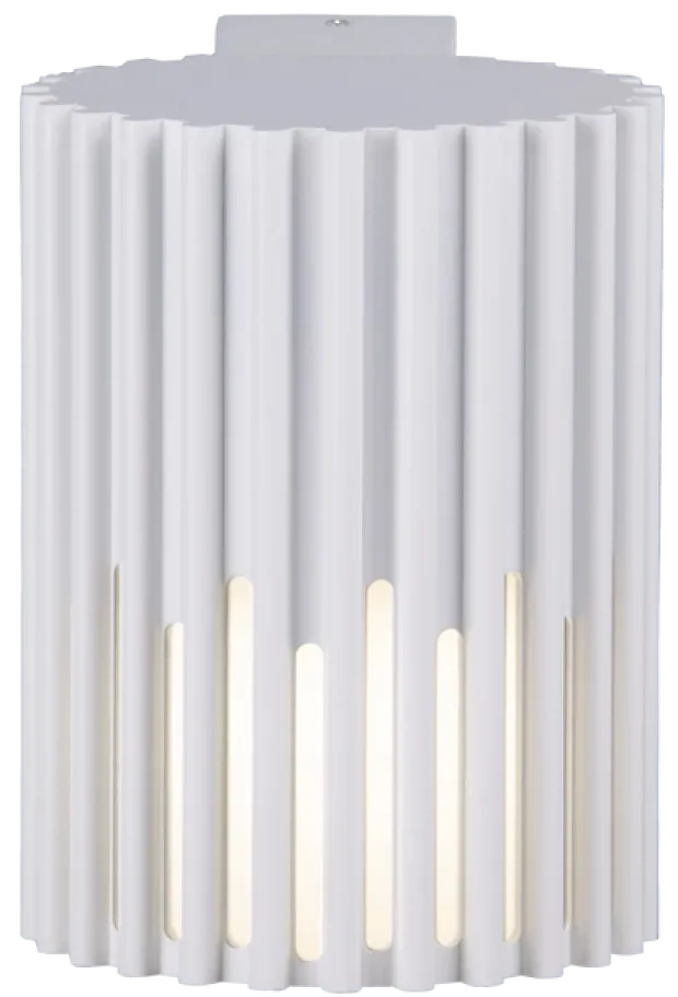 Alstra utelampe vegg 1lys IP65 16,3cm hvit