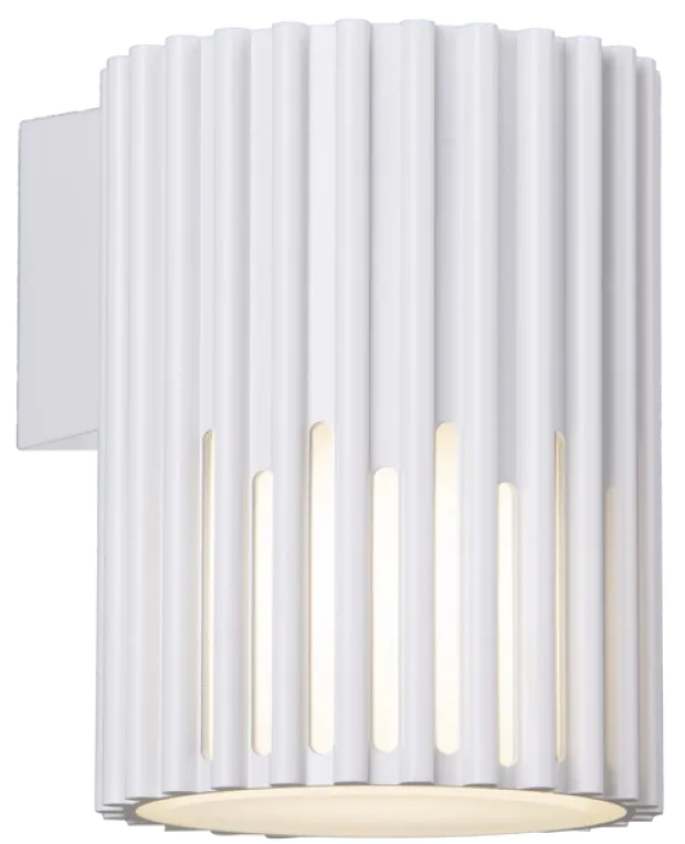 Alstra utelampe vegg 1lys IP65 16,3cm hvit