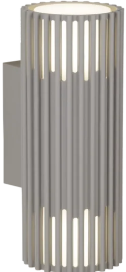 Alstra utelampe vegg 2lys IP65 30,5cm grå