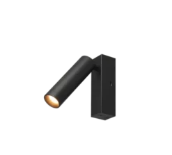 Ambala LED leselampe vegg 1lys 17cm sort