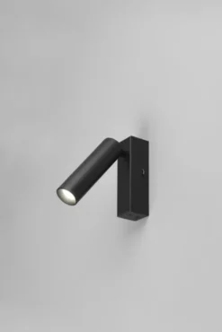 Ambala LED leselampe vegg 1lys 17cm sort