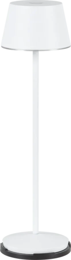 April LED oppladbar utelampe bord IP65 40cm hvit