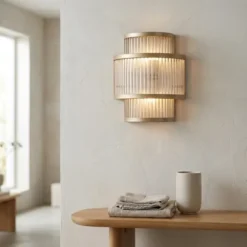 Archie vegglampe 21cm gull