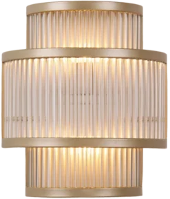 Archie vegglampe 21cm gull