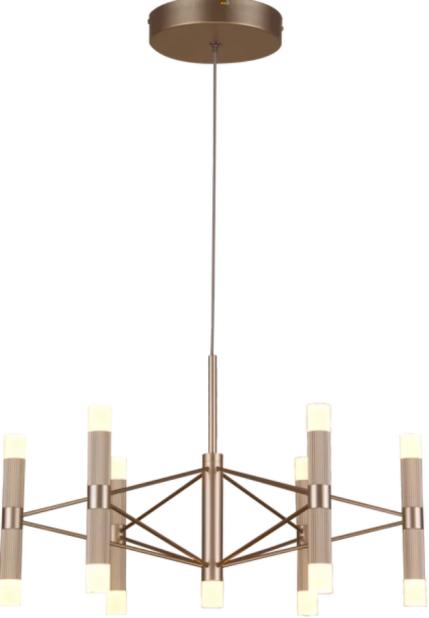 Aria taklampe 7lys 60cm gull