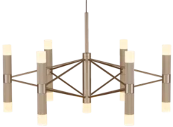 Aria taklampe 7lys 60cm gull