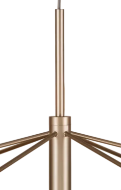 Aria taklampe 7lys 60cm gull