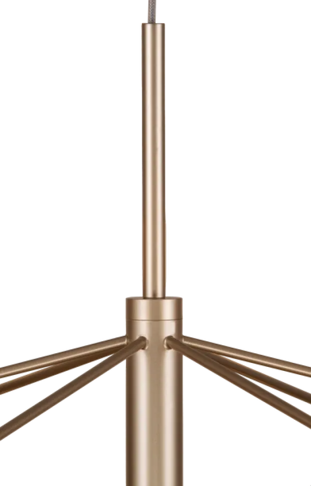 Aria taklampe 7lys 60cm gull