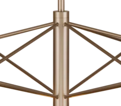 Aria taklampe 7lys 60cm gull