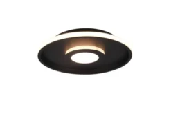 Ascari LED plafond baderomslampe IP44 40cm sort