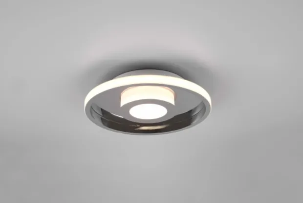 Ascari LED takplafond bad IP44 30cm krom