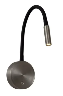 Asja LED oppladbar leselampe vegg 42cm grå