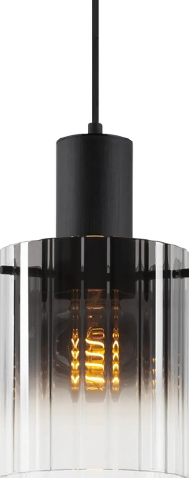 Aura taklampe rekke 3lys 90cm smoke