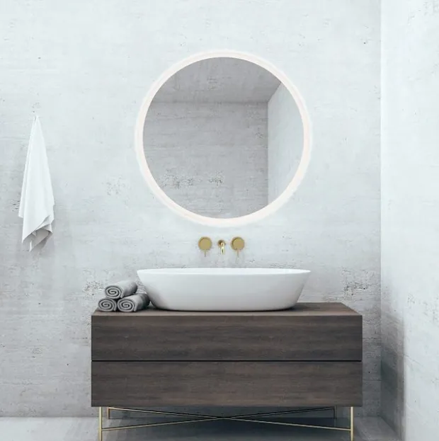 Aurora speil med LED lys baderom IP44 60cm