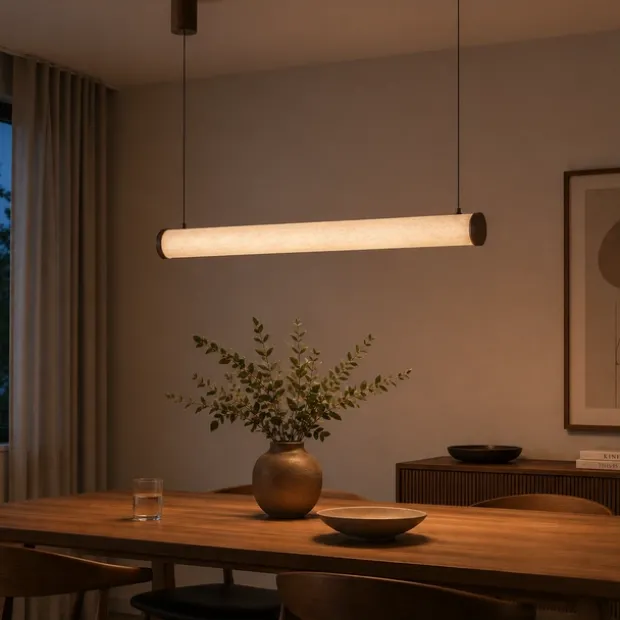 Axo LED taklampe 100cm beige