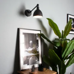 Bazar mini vegglampe 25cm sort