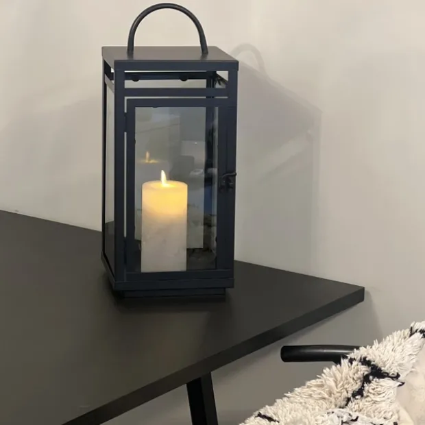 Bergen lykt 45cm sort