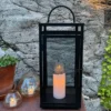Bergen lykt 54cm sort