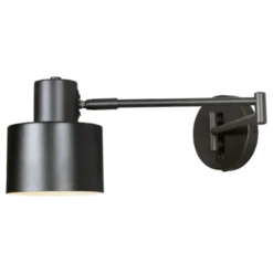 Beros leselampe vegg 16cm sort