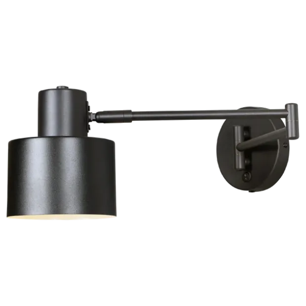 Beros leselampe vegg 16cm sort