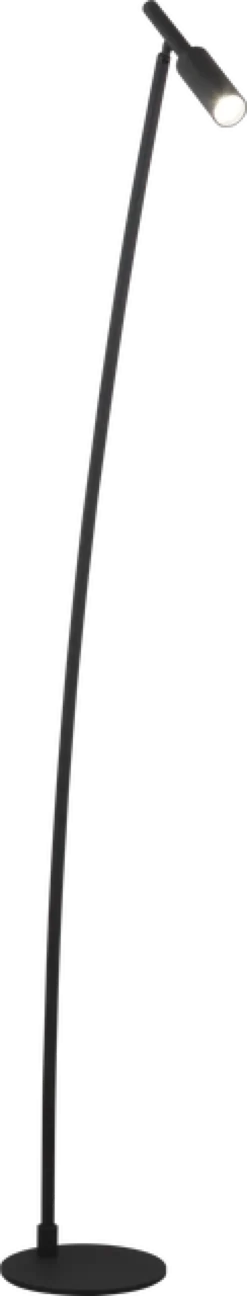 Bino LED leselampe gulv 150cm sort