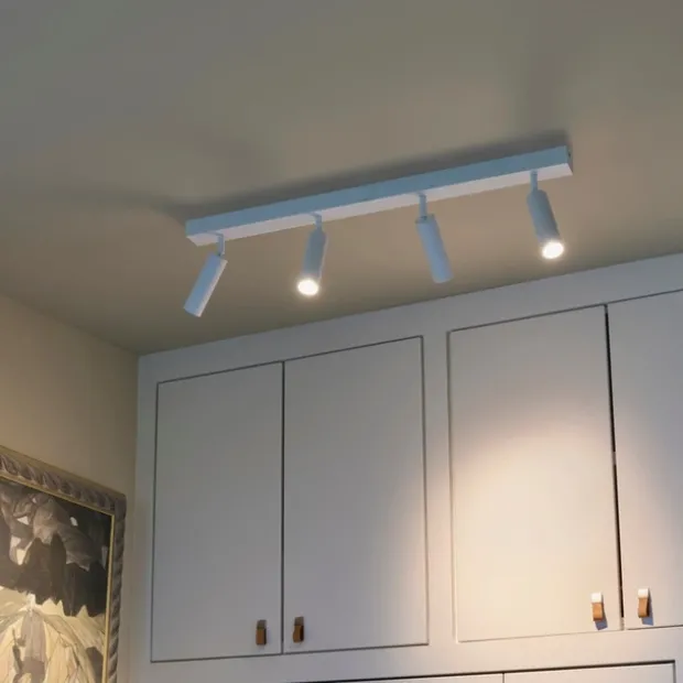 Bino LED skinne 4lys 80cm hvit