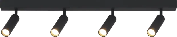 Bino LED skinne 4lys 80cm sort