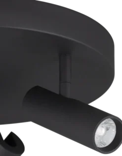 Bino LED takspot 3lys 30cm sort