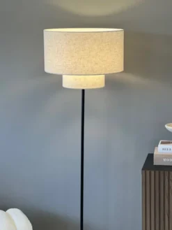 Blefjell gulvlampe uten skjerm 130cm sort