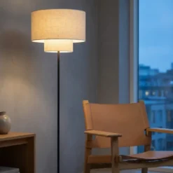 Blefjell gulvlampe uten skjerm 130cm sort