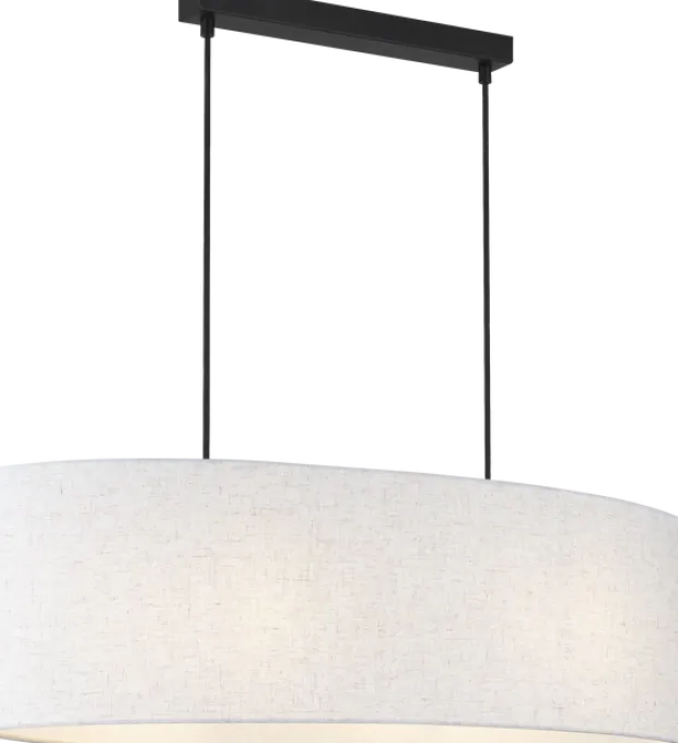 Blefjell oval taklampe 80cm beige