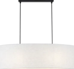 Blefjell oval taklampe 80cm beige