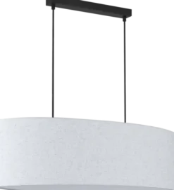 Blefjell oval taklampe 80cm beige