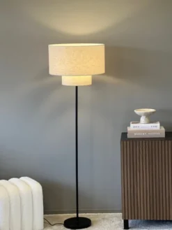 Blefjell skjerm rund 45cm beige