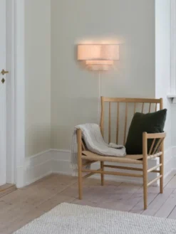 Blefjell vegglampe 25cm beige