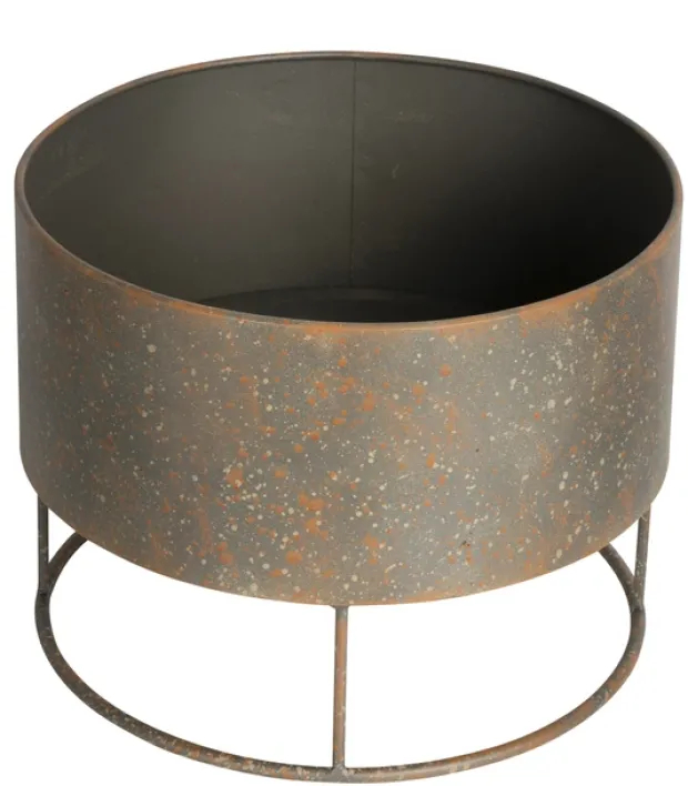 Blomsterpotte 34 cm rust
