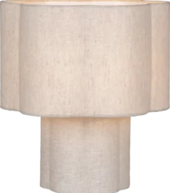 Blossom bordlampe 33cm beige