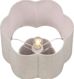 Blossom bordlampe 33cm beige