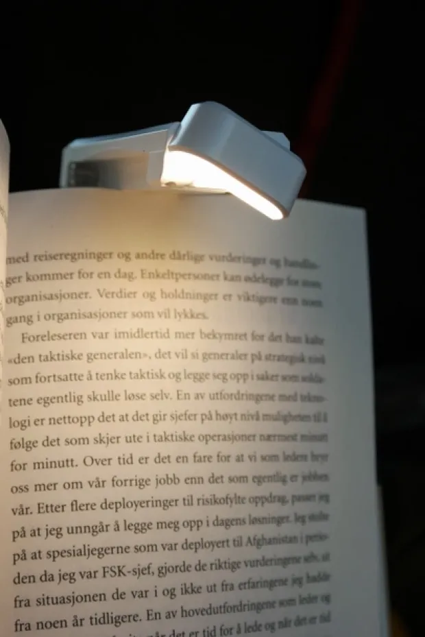 Book light boklys hvit