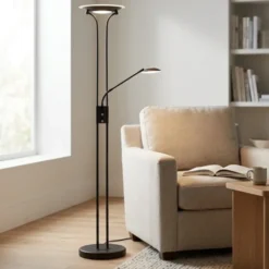 Bristol LED uplight gulv 2lys sort